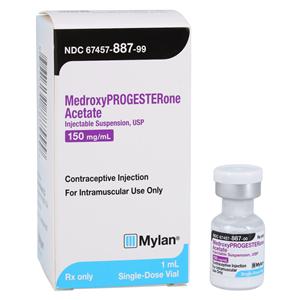 Medroxyprogesterone Acetate Injection 150mg/mL SDV 1mL Ea