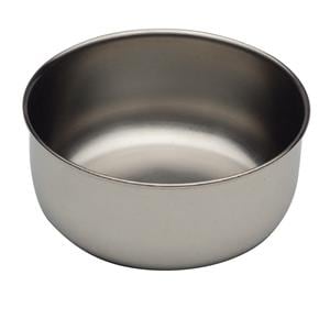 Sponge Bowl Round Stainless Steel Silver 1-3/8qt