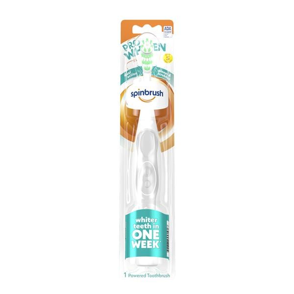 Arm & Hammer Spinbrush ProClean Battery Power Toothbrush Soft Ea, 24 EA/CA