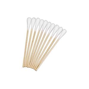 SafeBasics Cotton Tipped Applicator 3 in Wood Shaft Non-Sterile 1000/BX, 10 BX/CA