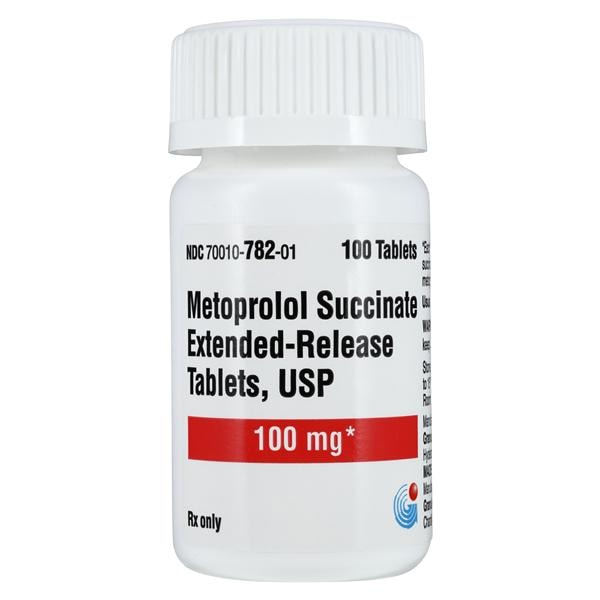 Metoprolol Succinate ER 100mg 100/Bt