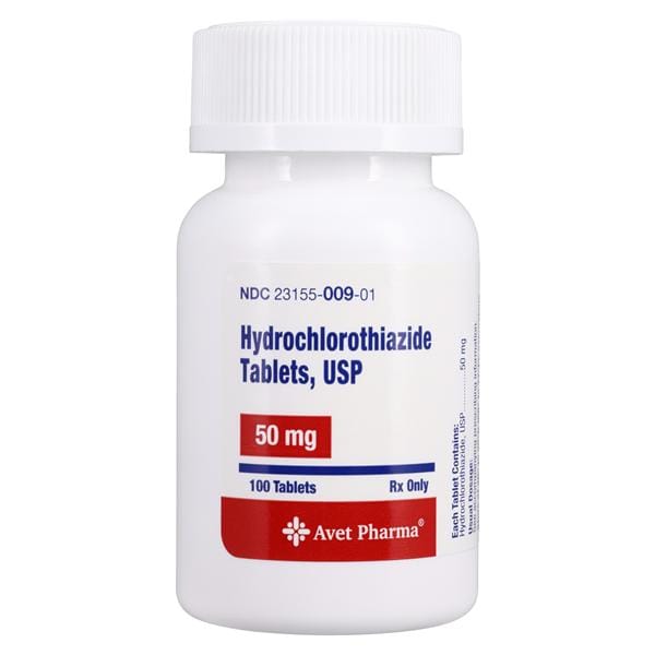 Hydrochlorothiazide 50mg 100/Bt