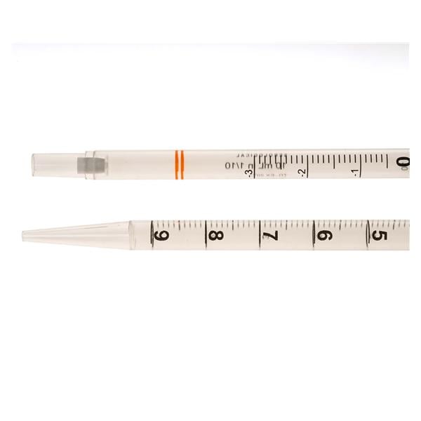 Serological Pipet Polystyrene 10mL Clear/ Orange Sterile 200/Ca