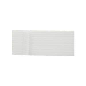 Reflections Stretch Headband Fabric White One Size Disposable 800/CA