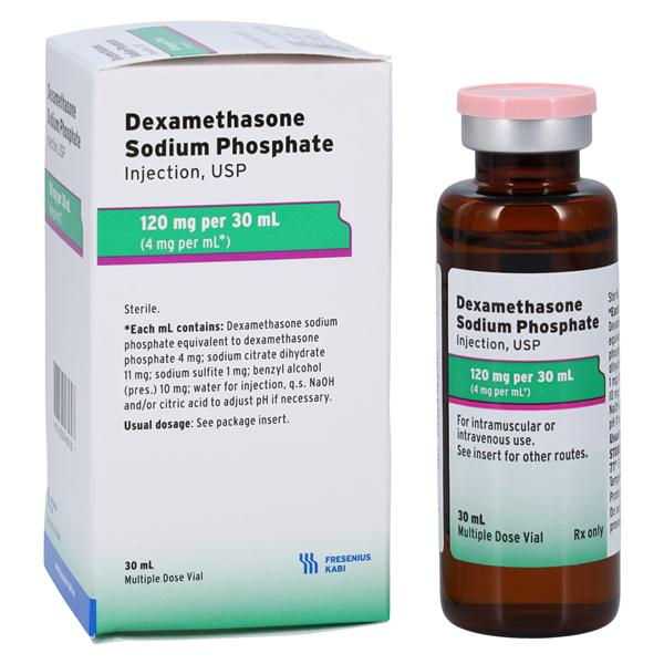 Dexamethasone Sodium Phosphate Injection 4mg/mL MDV 30mL Each