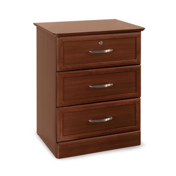 Hamilton Collection Bedside Cabinet 3 Drawers Cherry Ea