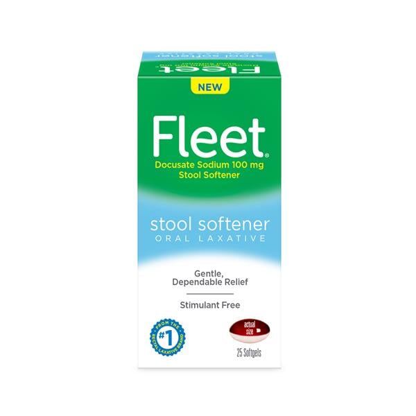 Fleet 2yr-Adult Tablets 100mg Bottle 25/Bt, 12 BT/CA