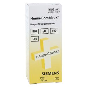 Hema-Combistix Urinalysis Test Strip 100/Bt