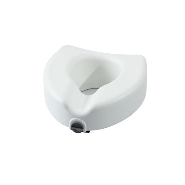 MedaCure Raised Toilet Seat 350lb Capacity Locking