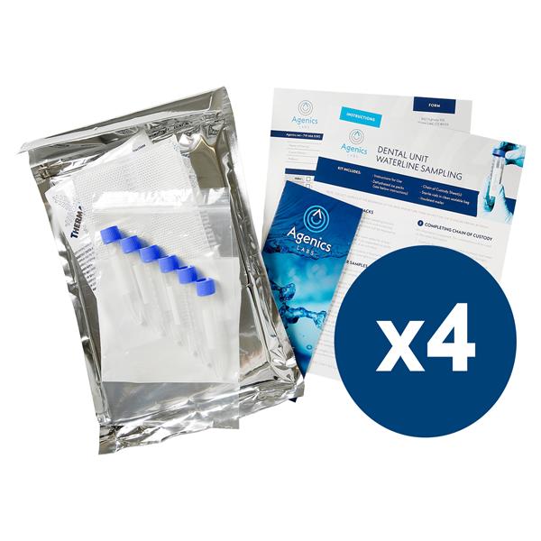 SimCheck Mail In Annual Waterline Test Kit 4 Pack With 4 Vials 16/Pk