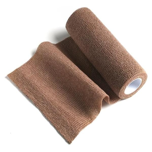 Cohesive Bandage Fabric 6"x5yd Tan Non-Sterile 48/Ca