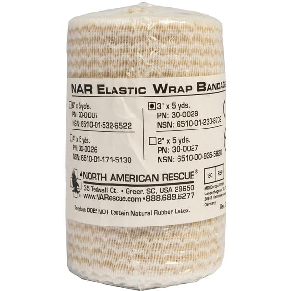 Wrap Bandage Elastic 3"x5yd Ea