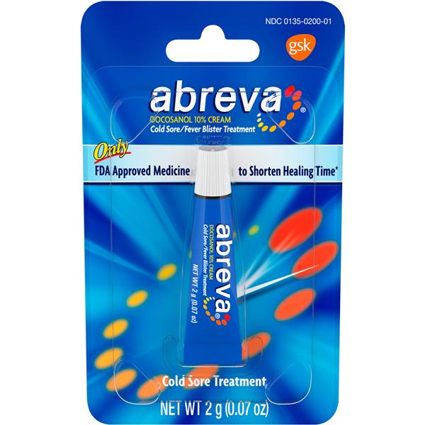 Abreva Topical Topical Cream 10% 2GM/Ea