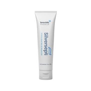 Silversept Silver Antimicrobial Skin & Wound Gel Non-Sterile Tube 3oz Clear LF