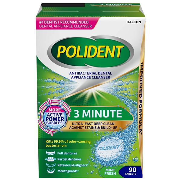 Polident Denture Cleanser 60/Bx