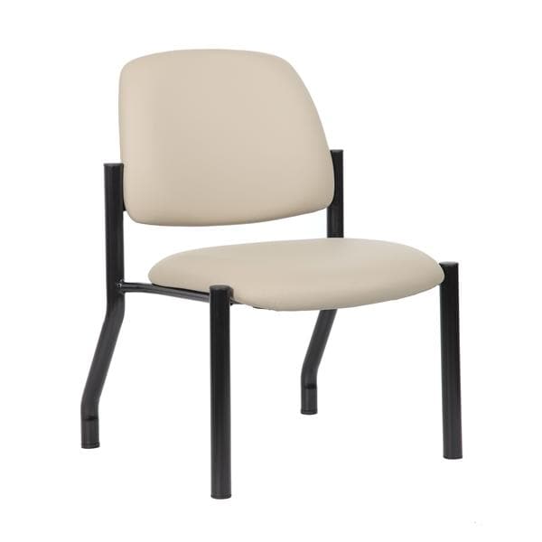 Boss Mid Back Armless Guest Chair-Beige Ea