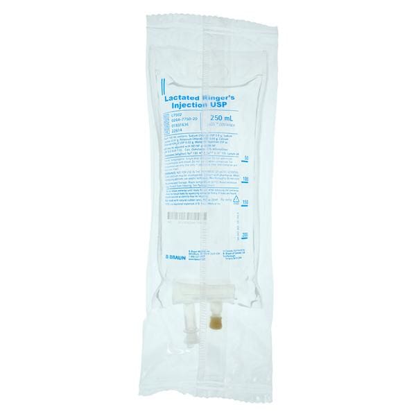 IV Solution Solution Lactated Ringers 250mL Bag 24/Ca