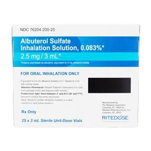 Albuterol Inhalation Solution 0.083% Pack 3mL