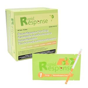 Rapid Response BZO: Benzodiazepines Test Strips Harm Reduction 100/Bx