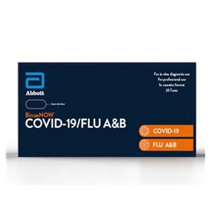 BinaxNOW COVID-19/Flu A&B Test Kit CLIA Waived 25/Kit