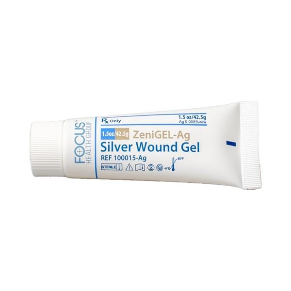 ZeniGEL-AG Hydrogel Wound Gel Sterile Amorphous Non-Adhesive 1.5oz Clear