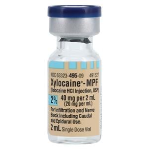 Xylocaine MPF Injection 2% Preservative Free SDV 2mL 25/Pk