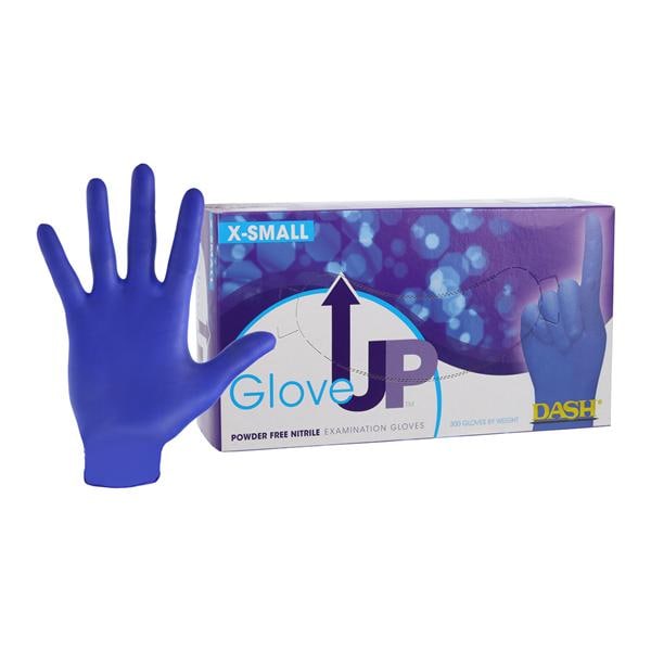 GloveUp Nitrile Exam Gloves X-Small Blue Non-Sterile