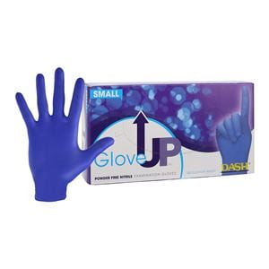 GloveUp Nitrile Exam Gloves Small Blue Non-Sterile