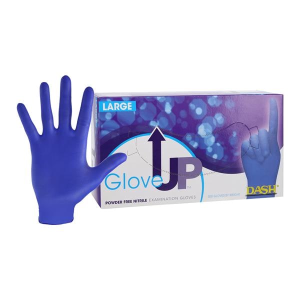 GloveUp Nitrile Exam Gloves Large Blue Non-Sterile