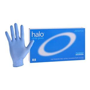 Halo Nitrile Exam Gloves X-Small Dark Blue Non-Sterile
