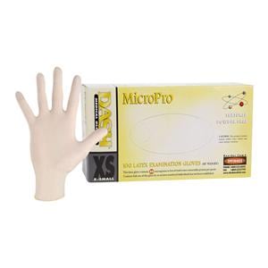 Micropro Latex Exam Gloves X-Small Natural Non-Sterile
