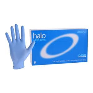 Halo Nitrile Exam Gloves Small Dark Blue Non-Sterile