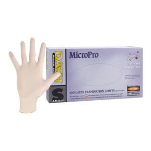 Micropro Latex Exam Gloves Small Natural Non-Sterile