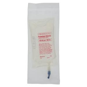 Potassium Chloride Injection 40mEq Highly Concentrated Bag 100mL 24/Ca