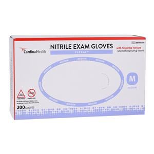 Flexal Nitrile Exam Gloves Medium Cornflower Blue Non-Sterile, 10 BX/CA