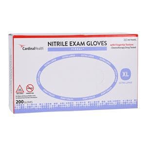 Flexal Nitrile Exam Gloves X-Large Cornflower Blue Non-Sterile, 10 BX/CA