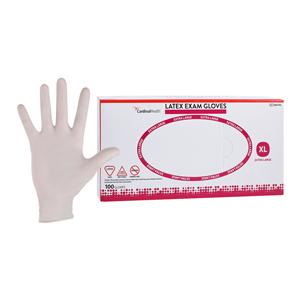 Positive Touch Latex Exam Gloves X-Large White Non-Sterile