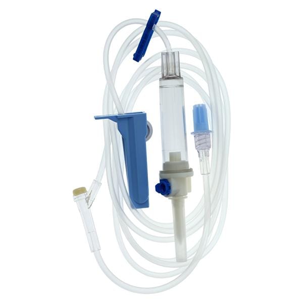 IV Solution Set 10 Drops/mL 92" Intrlnk Inj Site: 6 M LL Adptr Dvnt Spk Ea