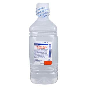 Irrigation Solution Sodium Chloride 0.9% 1000mL Plastic Pour Bottle EA