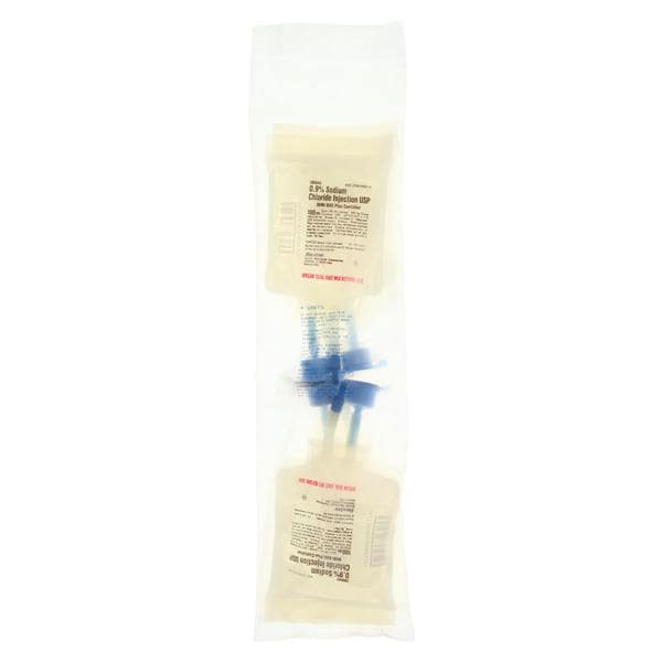 IV Injection Solution Sodium Chloride 0.9% 100mL Viaflex Plastic Container 4/Pk