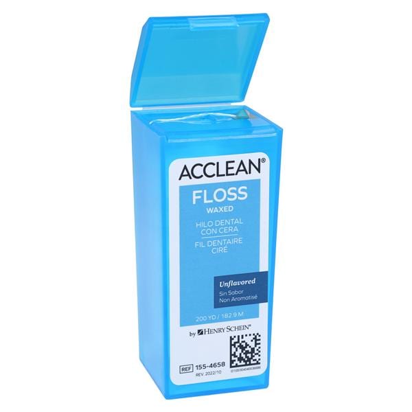 Acclean Floss Waxed 200 Yards Unflavored Ea