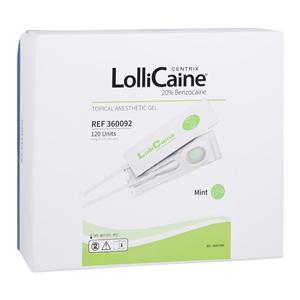 Lollicaine Topical Anesthetic Gel Mint Unit Dose 120/Pk
