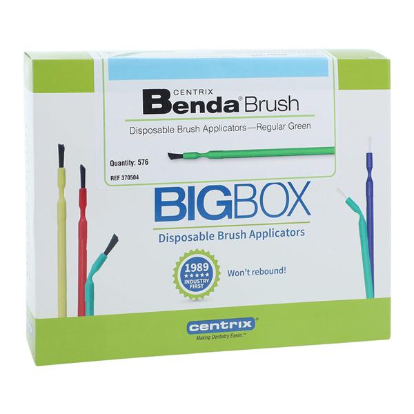 Benda Brush Bendable Brushes Green Regular Point 576/Bx