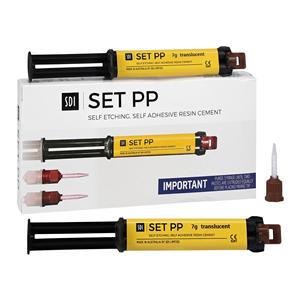 seT PP Cement Translucent Syringe Refill 2/Pk