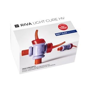 Riva Light Cure HV Glass Ionomer Capsule A1 Refill 50/Bx