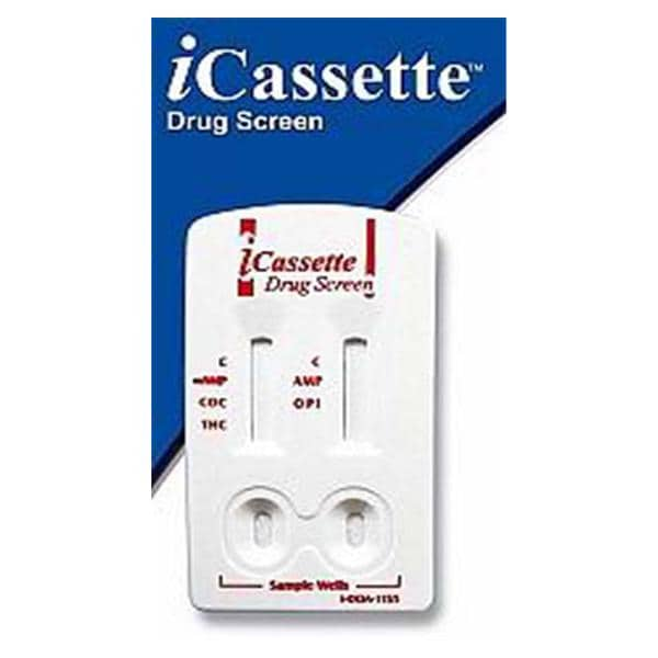 iCassette Drug Screen Test Kit Moderately Complex 25/Bx