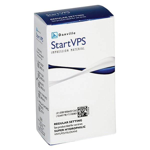 Start VPS Bite Registration Regular Set Cartridge Package 4x50ml