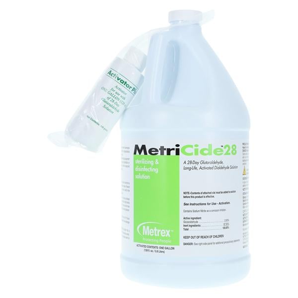 MetriCide 28 High Level Disinfectant 2.5% Glutaraldehyde 1 Gallon Gal/Bt