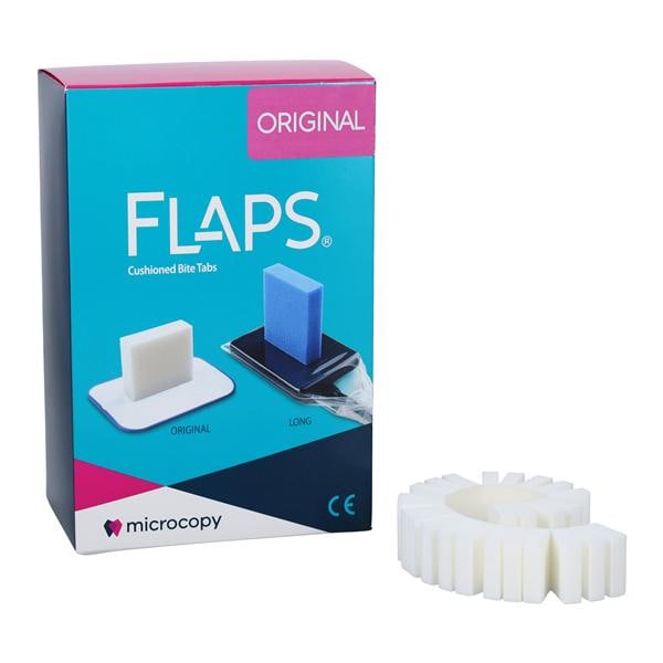 Flaps Film Tabs White Original 500/Bx, 10 BX/CA