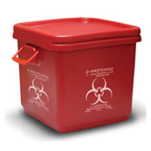 Isolyser/SMS m Sharps Mailer System 18gal Red 17x17x17" Ld Wd Opn Plstc Ea